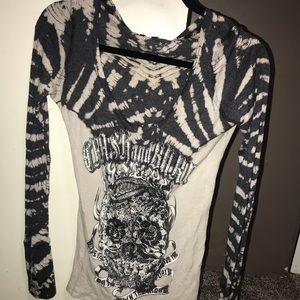 Crash & burn long sleeve thermal shirt